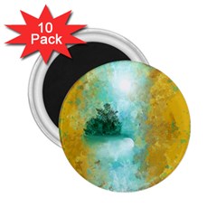 Turquoise River 2 25  Magnets (10 Pack)  by digitaldivadesigns