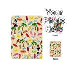 Beach Pattern Playing Cards 54 (Mini)  Front - Club6