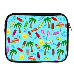 Beach Pattern Apple Ipad 2/3/4 Zipper Cases by Valentinaart