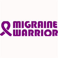 Migraine Warrior with Ribbon Large Bar Mats