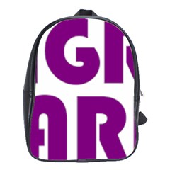 Migraine Warrior with Ribbon School Bags(Large) 