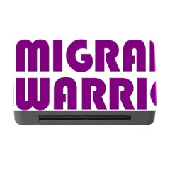 Migraine Warrior with Ribbon Memory Card Reader with CF