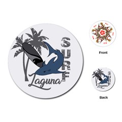 Surf - Laguna Playing Cards (Round) 