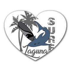 Surf - Laguna Heart Mousepads