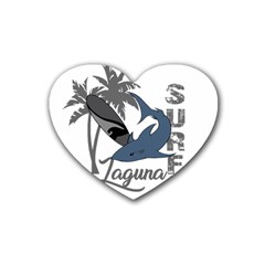 Surf - Laguna Heart Coaster (4 pack) 