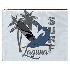 Surf - Laguna Cosmetic Bag (xxxl)  by Valentinaart