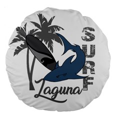 Surf - Laguna Large 18  Premium Round Cushions