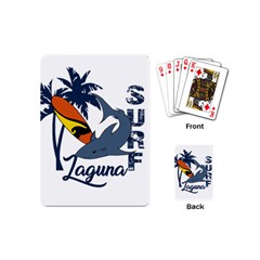 Surf - Laguna Playing Cards (mini)  by Valentinaart