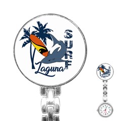 Surf - Laguna Stainless Steel Nurses Watch by Valentinaart