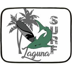 Surf - Laguna Fleece Blanket (mini) by Valentinaart