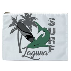 Surf - Laguna Cosmetic Bag (xxl)  by Valentinaart