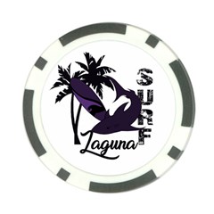 Surf - Laguna Poker Chip Card Guard by Valentinaart