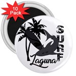 Surf - Laguna 3  Magnets (10 pack)  Front