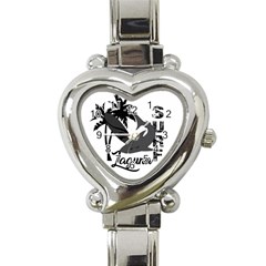 Surf - Laguna Heart Italian Charm Watch by Valentinaart