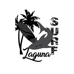 Surf - Laguna Shower Curtain 48  X 72  (small)  by Valentinaart