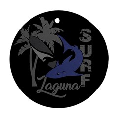 Surf - Laguna Round Ornament (two Sides) by Valentinaart