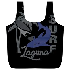 Surf - Laguna Full Print Recycle Bags (l)  by Valentinaart