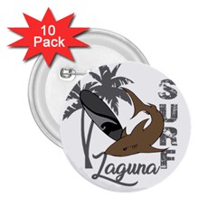 Surf - Laguna 2 25  Buttons (10 Pack)  by Valentinaart