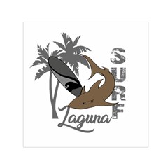 Surf - Laguna Small Satin Scarf (square) by Valentinaart
