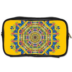 Happy Fantasy Earth Mandala Toiletries Bags