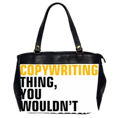 07 Copywriting Thing Copy Office Handbags (2 Sides)  by flamingarts