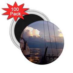 Sailing Into The Storm 2 25  Magnets (100 Pack)  by oddzodd