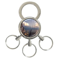 Sailing Into The Storm 3-ring Key Chains by oddzodd