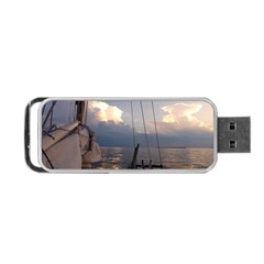 Sailing Into The Storm Portable Usb Flash (two Sides) by oddzodd