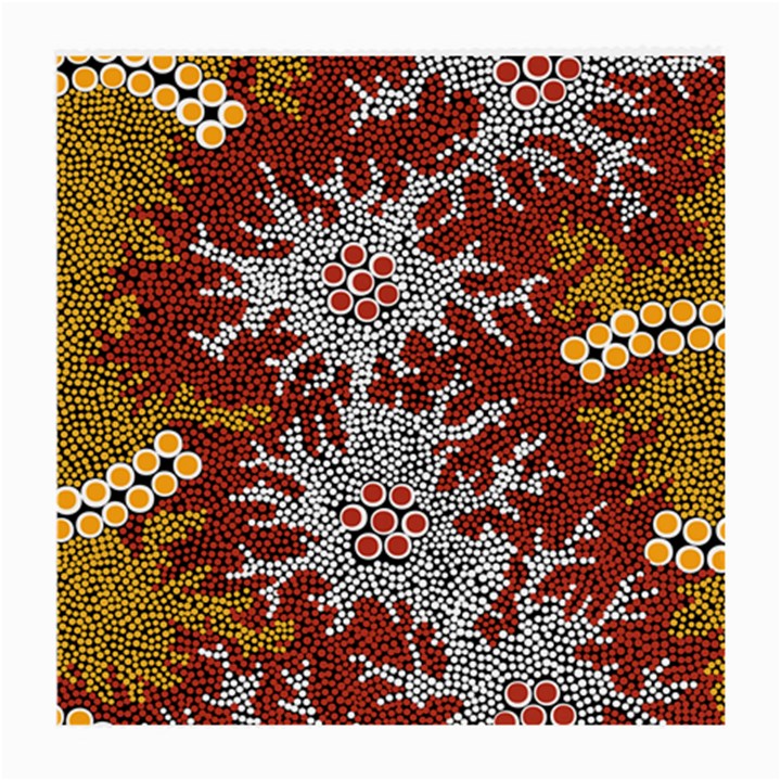 Aboriginal Art – Riverside Dreaming Medium Glasses Cloth (2-Side)