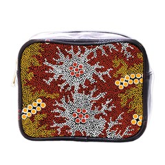 Aboriginal Art – Riverside Dreaming Mini Toiletries Bags by hogartharts