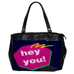 Behance Feelings Beauty Hey You Leaf Polka Dots Pink Blue Office Handbags