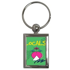 Behance Feelings Beauty Local Polka Dots Green Key Chains (rectangle) 