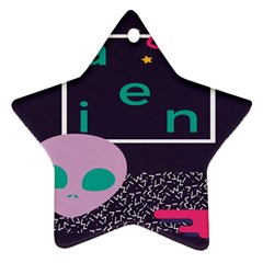 Behance Feelings Beauty Space Alien Star Galaxy Ornament (star)