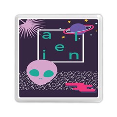 Behance Feelings Beauty Space Alien Star Galaxy Memory Card Reader (square) 