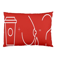 Caffeine And Breastfeeding Coffee Nursing Red Sign Pillow Case