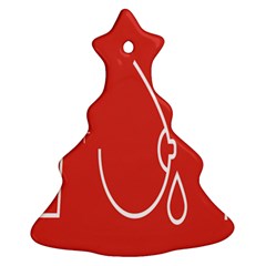 Caffeine And Breastfeeding Coffee Nursing Red Sign Christmas Tree Ornament (two Sides)