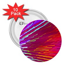 Zoom Colour Motion Blurred Zoom Background With Ray Of Light Hurtling Towards The Viewer 2 25  Buttons (10 Pack) 