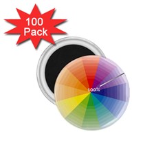 Colour Value Diagram Circle Round 1 75  Magnets (100 Pack)  by Mariart