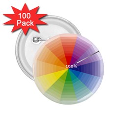 Colour Value Diagram Circle Round 2 25  Buttons (100 Pack)  by Mariart
