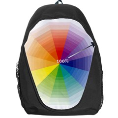 Colour Value Diagram Circle Round Backpack Bag by Mariart