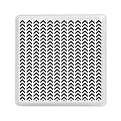 Chevron Triangle Black Memory Card Reader (square)  by Mariart