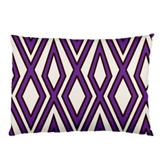 Diamond Key Stripe Purple Chevron Pillow Case