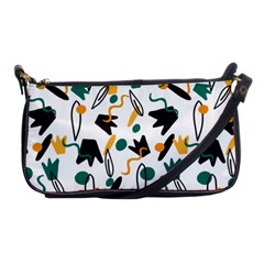 Flowers Duck Legs Line Shoulder Clutch Bags by Mariart