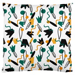 Flowers Duck Legs Line Standard Flano Cushion Case (two Sides) by Mariart