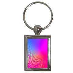 Light Aurora Pink Purple Gold Key Chains (rectangle)  by Mariart