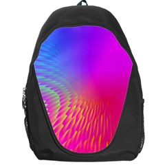Light Aurora Pink Purple Gold Backpack Bag