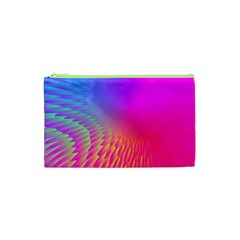 Light Aurora Pink Purple Gold Cosmetic Bag (xs) by Mariart