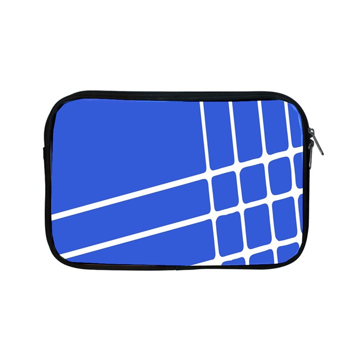 Line Stripes Blue Apple iPad Mini Zipper Cases