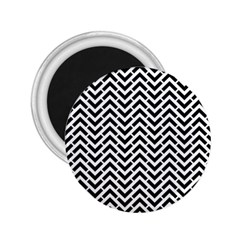Funky Chevron Stripes Triangles 2 25  Magnets by Mariart