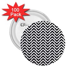 Funky Chevron Stripes Triangles 2 25  Buttons (100 Pack)  by Mariart